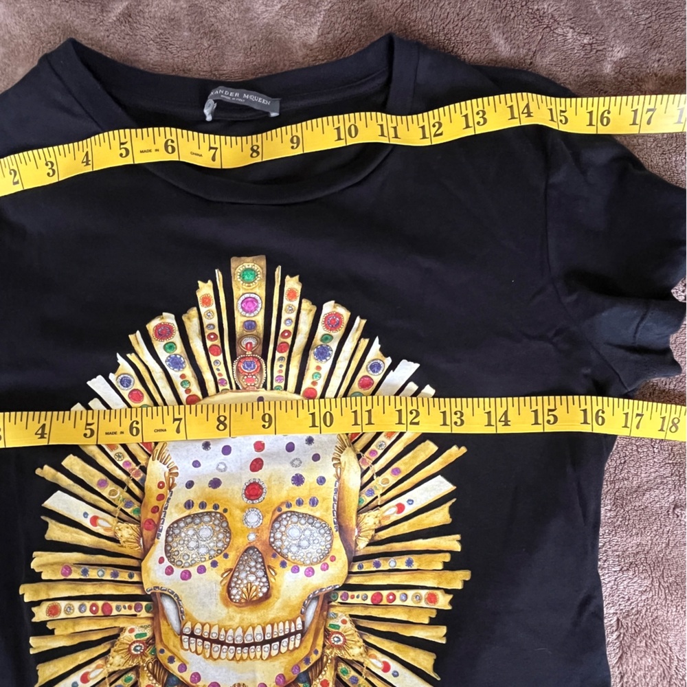 Alexander McQueen graphic crew neck T-Shirt size S or 4 - Picture 11 of 11